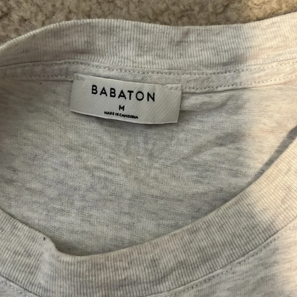 Babaton Heather Gray Crewneck Tee - Picture 2 of 3